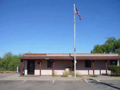 Red Rock Post Office. Click for full size. Red Rock Post Office image. Click for full size.