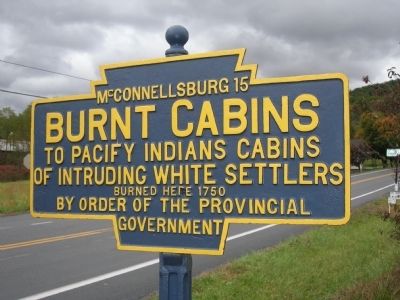 Burnt Cabins Marker image. Click for full size.