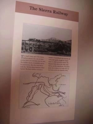 Information On Display at the New Melones Reservoir Visitor Center image. Click for full size.