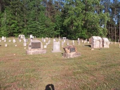 Cemetery at Cane Creek Meeting image. Click for full size.