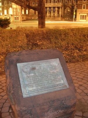 Former Location: Southwest Corner of Stockade Marker image. Click for full size.