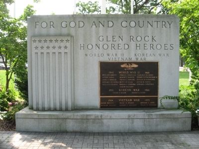 Glen Rock Honored Heroes image. Click for full size.