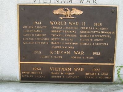 Glen Rock Honored Heroes Monument image. Click for full size.
