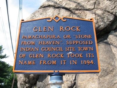 Glen Rock Marker image. Click for full size.