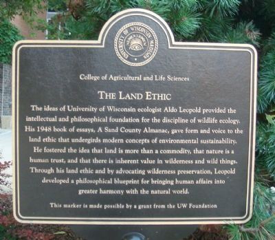 The Land Ethic Marker image. Click for full size.