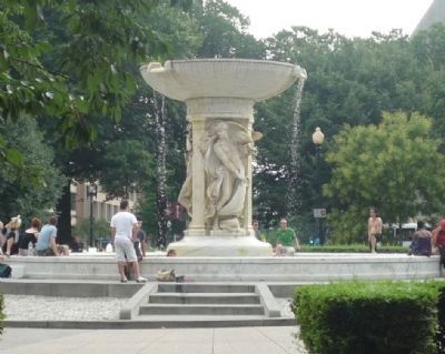 Samuel Francis Du Pont Memorial Fountain. Click for full size. Samuel Francis Du Pont Memorial Fountain image. Click for full size.