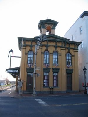 Gettysburg R.R. Depot and Marker. Click for full size. Gettysburg R.R. Depot and Marker image. Click for full size.
