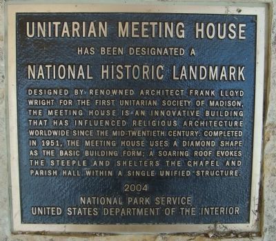 Unitarian Meeting House Marker image. Click for full size.