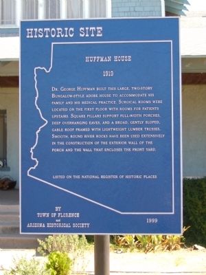Huffman House Marker image. Click for full size.