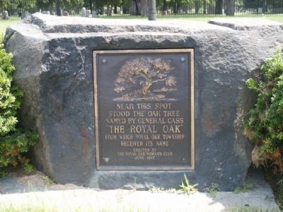 The Royal Oak Marker image. Click for full size.