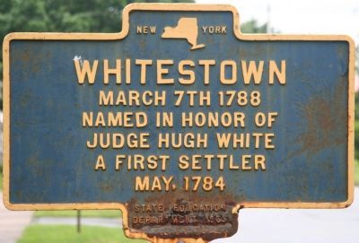 Whitestown Marker image. Click for full size.
