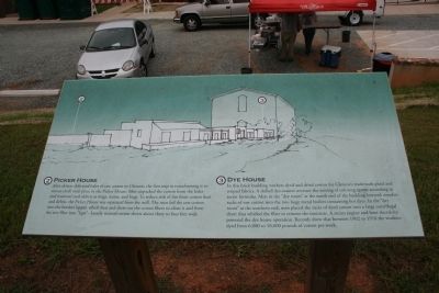 Glencoe - Picker House and Dye House Marker image. Click for full size.
