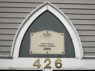 St. Paul's Church - British Columbia Heritage Trust Marker image. Click for full size.