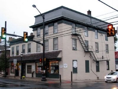 Paxson-Croasdale Building & Trolley Marker image. Click for full size.