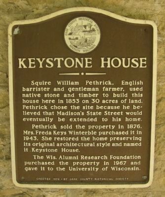 Keystone House Marker image. Click for full size.