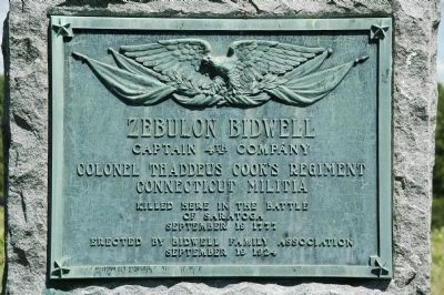 Zebulon Bidwell Marker. Click for full size. Zebulon Bidwell Marker image. Click for full size.