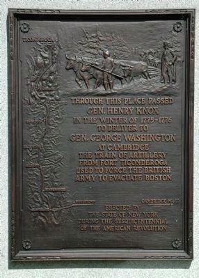 Gen. Henry Knox Trail Marker image. Click for full size.