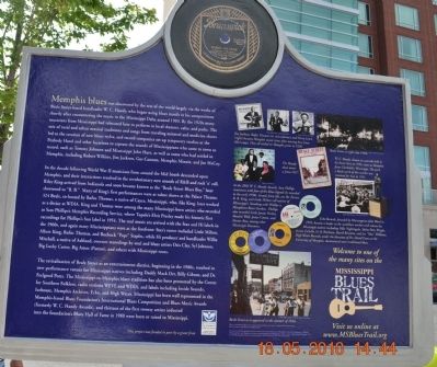 The Blues Trail From Mississippi to Memphis Marker image, Touch for more information