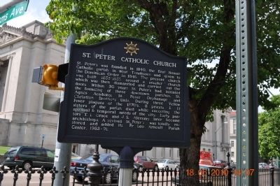 St. Peter Catholic Church Marker image. Click for full size.