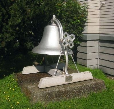 Original Church Bell (1881) - located on the left-front side of the Church image. Click for full size.