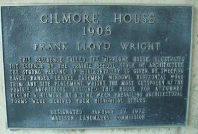 Gilmore House Marker image. Click for full size.