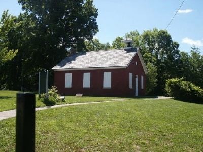 Wallaceville School and Marker. Click for full size. Wallaceville School and Marker image. Click for full size.