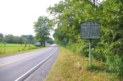 Austin's Birthplace Marker. Click for full size. Austin's Birthplace Marker image. Click for full size.
