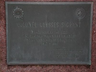 Colonel Ulysses S. Grant Marker image. Click for full size.