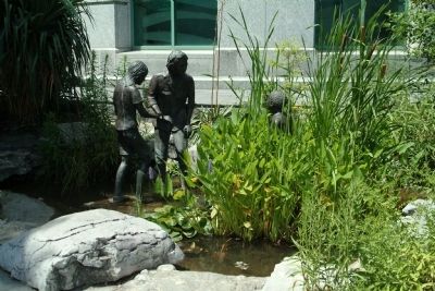 Rachel Carson Sculpture and Wildlife Garden. Click for full size. Rachel Carson Sculpture and Wildlife Garden image. Click for full size.