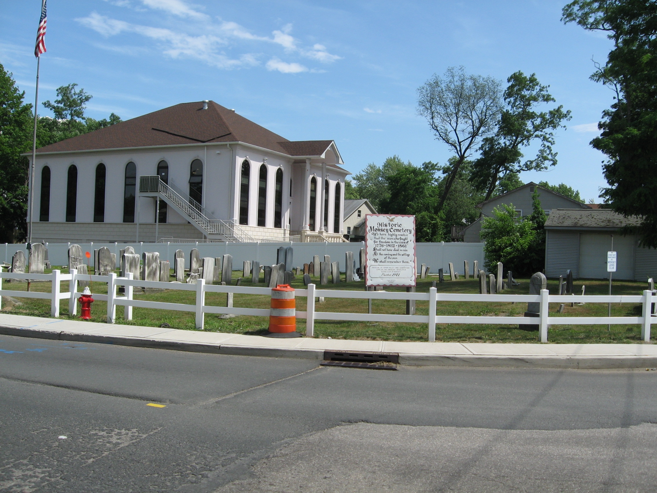 Historic Monsey Cemetery Marker