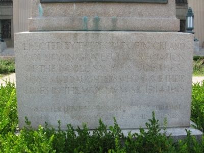 Rockland County Veterans Monument image. Click for full size.