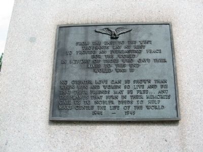 West Plaque image. Click for full size.