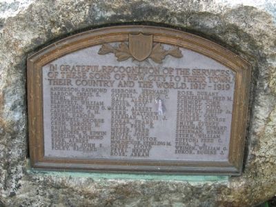 New City World War I Monument image. Click for full size.