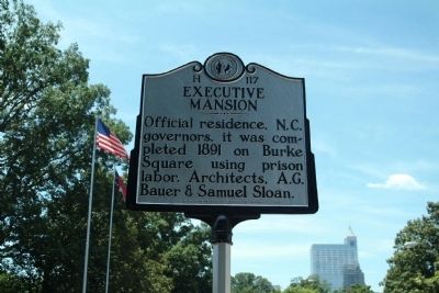 Executive Mansion Marker. Click for full size. Executive Mansion Marker image. Click for full size.