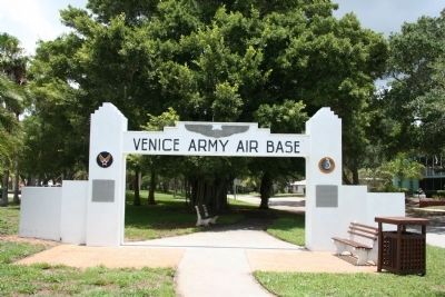 Replica of the Venice Army Air Base Main Entrance image. Click for full size.