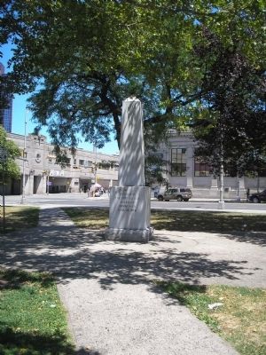 Back of Peter Francisco Monument. Click for full size. Back of Peter Francisco Monument image. Click for full size.