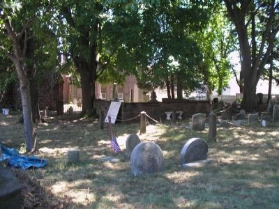 Graves in Belleville Reformed Church Cemetery image. Click for full size.