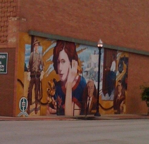Lufkin Telephone Exchange Mural image. Click for full size.