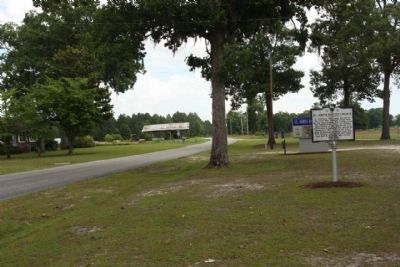 St. Johns Baptist Church Marker, looking east along St. Johns Church Road (State Road 5-93). Click for full size. St. Johns Baptist Church Marker, looking east along St. Johns Church Road (State Road 5-93) image. Click for full size.