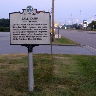 Ball Camp Marker. Click for full size. Ball Camp Marker image. Click for full size.