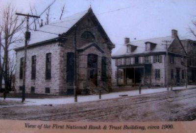 Photo on First National Bank Marker image. Click for full size.