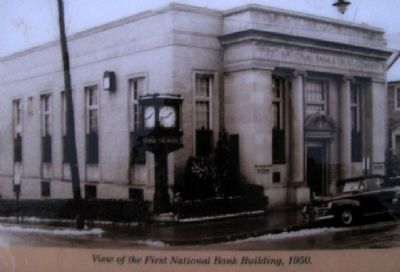 Photo on First National Bank Marker image. Click for full size.