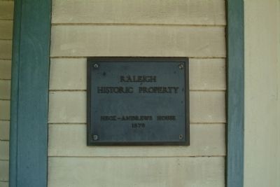 Marker Near the Front Door image. Click for full size.