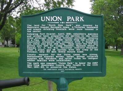 Union Park Marker image. Click for full size.