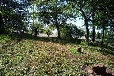 Hillside graves in Cherry Hill Cemetery image. Click for full size.