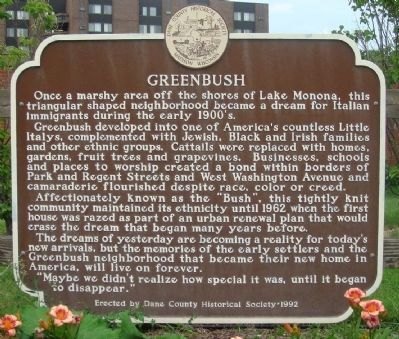 Greenbush Marker image. Click for full size.