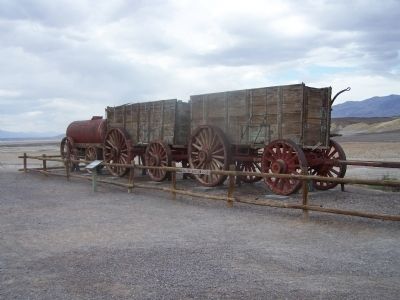 Original Twenty Mule Team Wagons image. Click for full size.