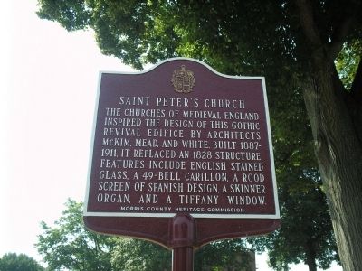 Saint Peter’s Church Marker image. Click for full size.