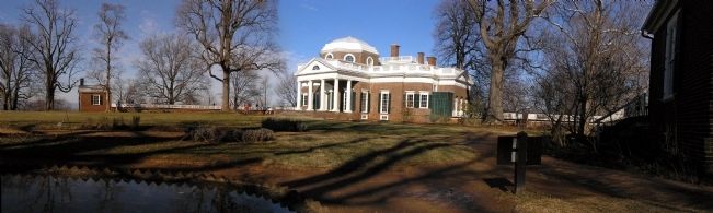 Panorama of Monticello (1772) image. Click for full size.