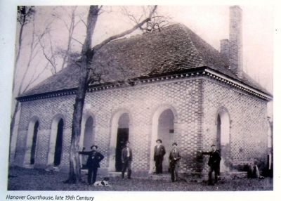 Hanover Courthouse, late 19th Century image. Click for full size.